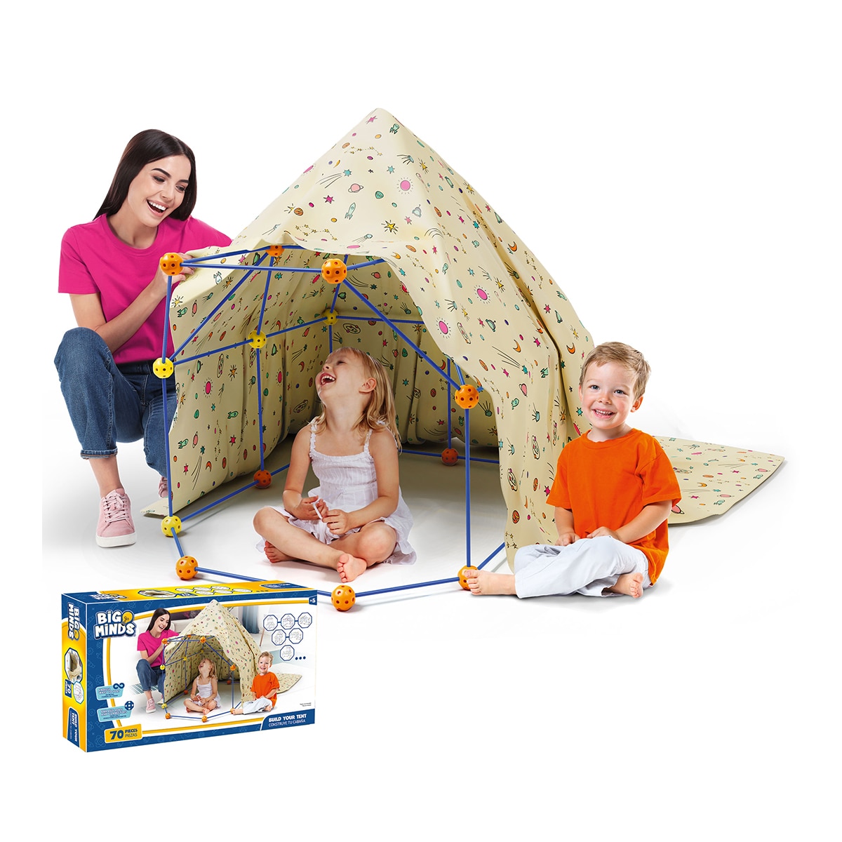 World Brands – Juego de construcción Construye tu cabaña WorldBrands.