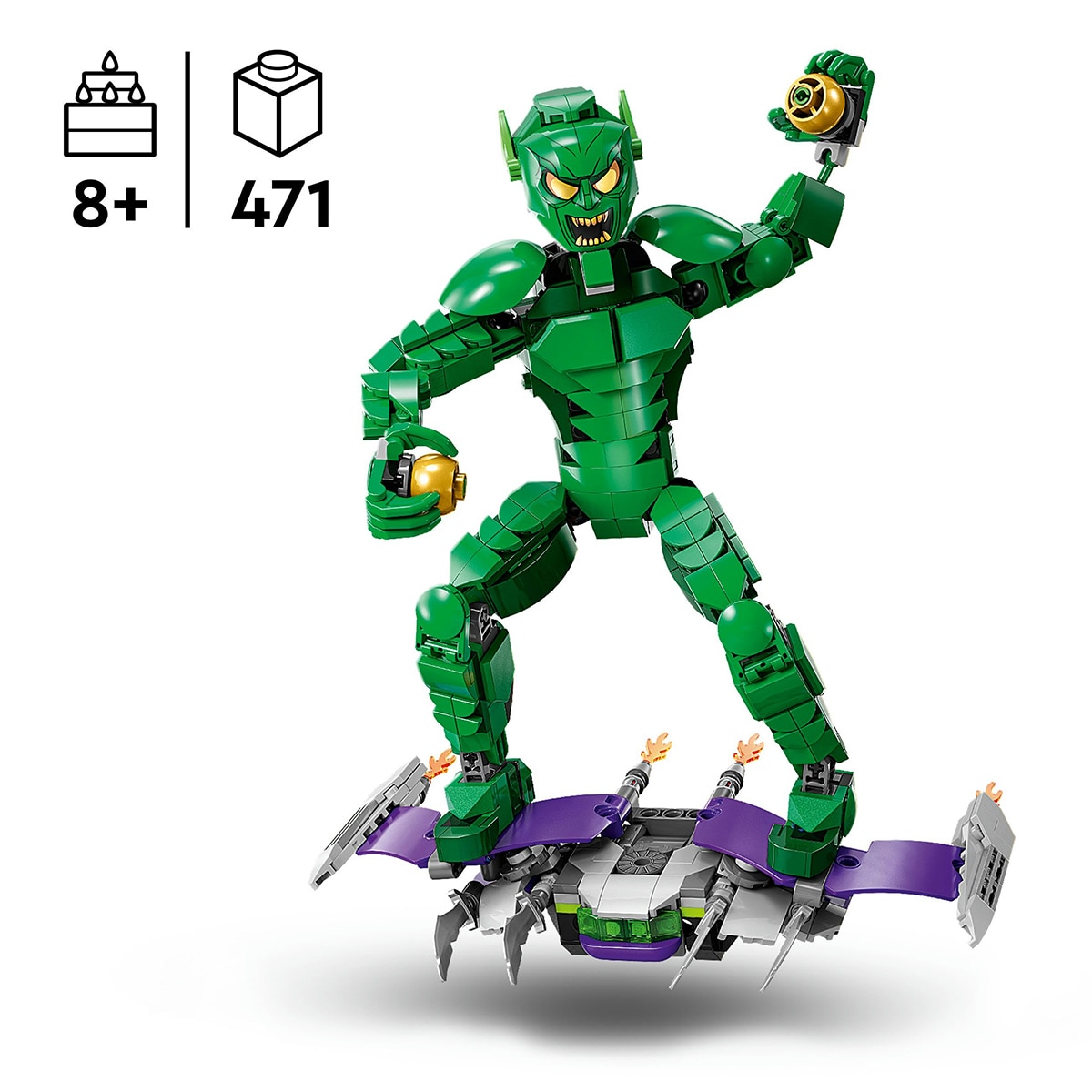 Juguete de construcción Figura Duende Verde LEGO Marvel - 76284 4