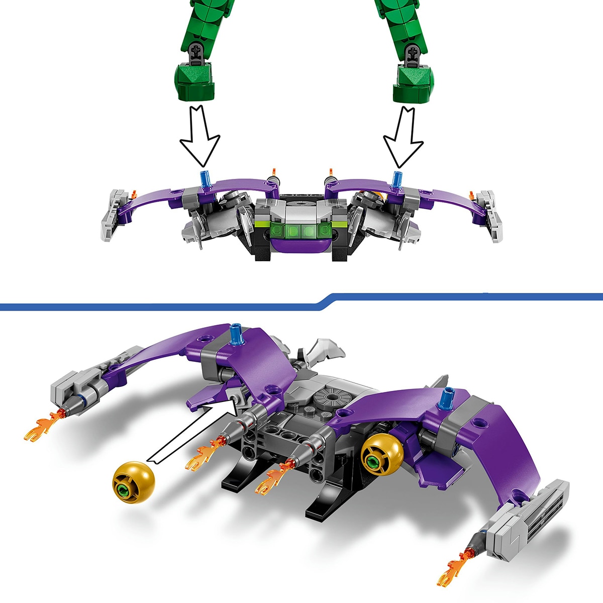Juguete de construcción Figura Duende Verde LEGO Marvel - 76284 6