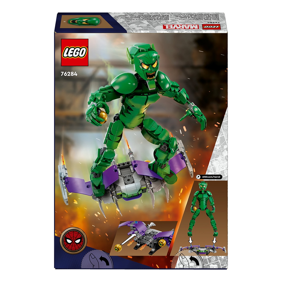 Juguete de construcción Figura Duende Verde LEGO Marvel - 76284 9