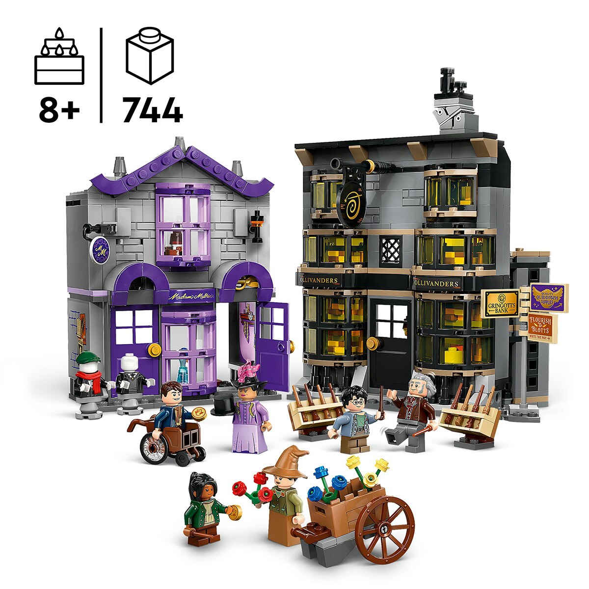 Juguete de construcción Ollivanders y Túnicas de Madame Malkin LEGO Harry Potter - 76439 4