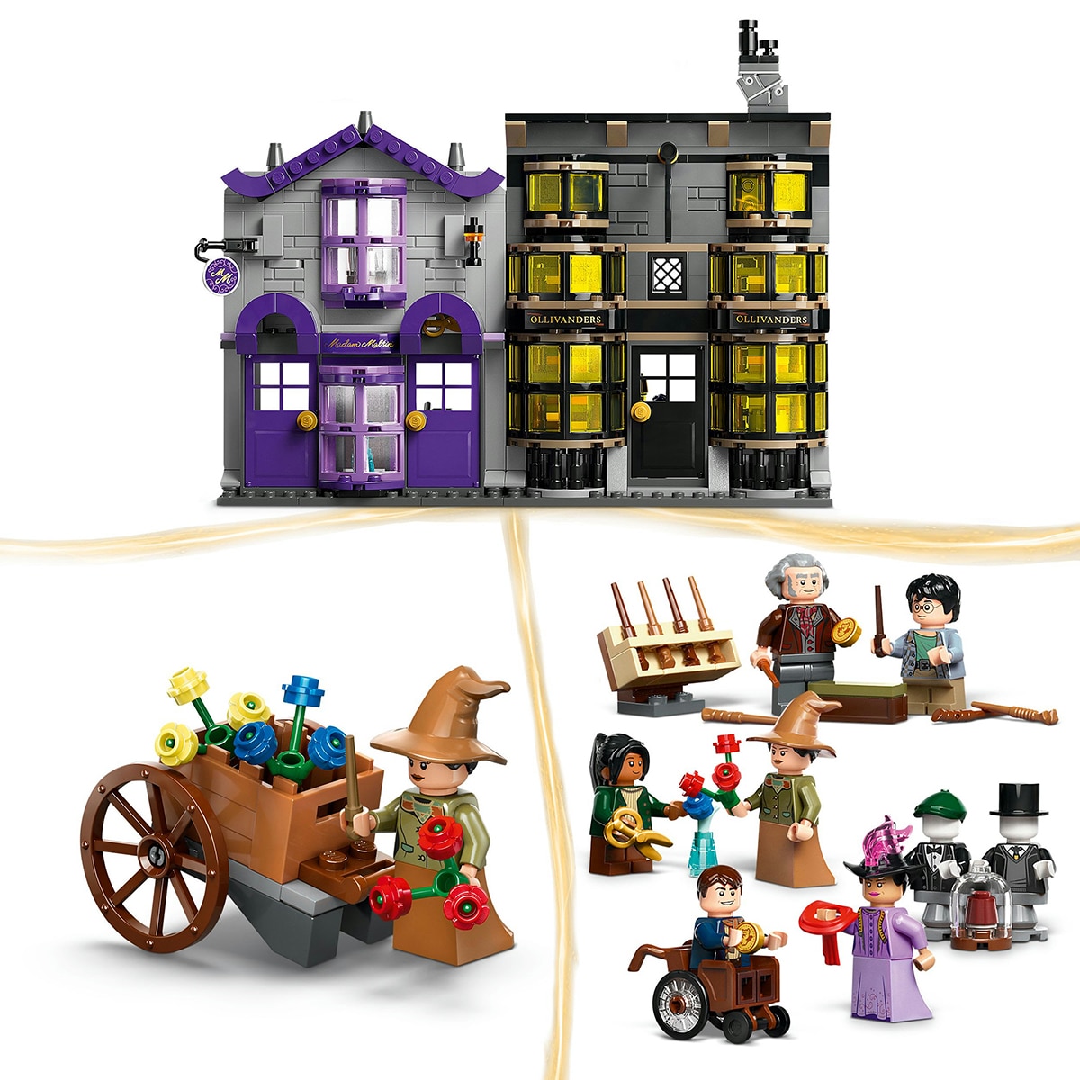 Juguete de construcción Ollivanders y Túnicas de Madame Malkin LEGO Harry Potter - 76439 6