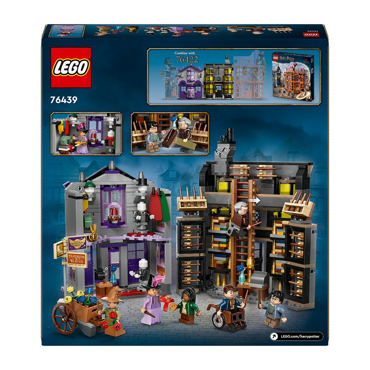 Juguete de construcción Ollivanders y Túnicas de Madame Malkin LEGO Harry Potter - 76439 9