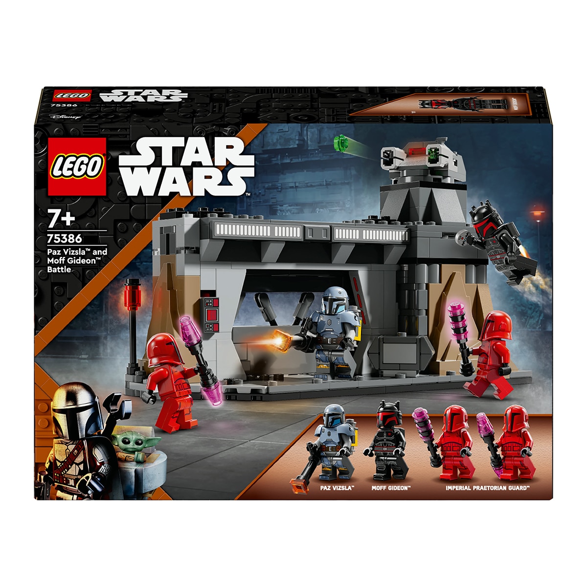 Juguete de construcción Batalla entre Paz Vizsla y Moff Gideon LEGO Star Wars - 75386 1