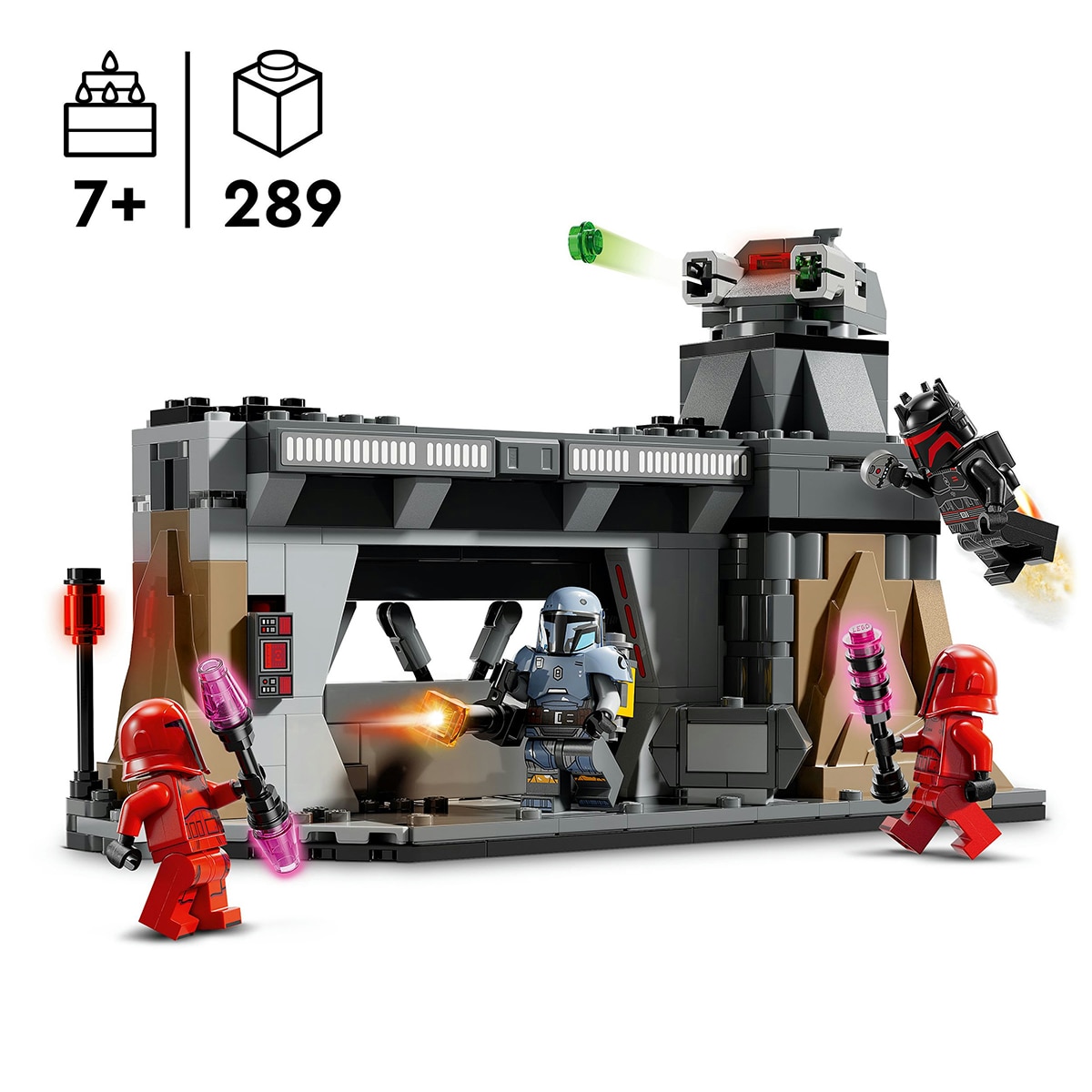 Juguete de construcción Batalla entre Paz Vizsla y Moff Gideon LEGO Star Wars - 75386 5