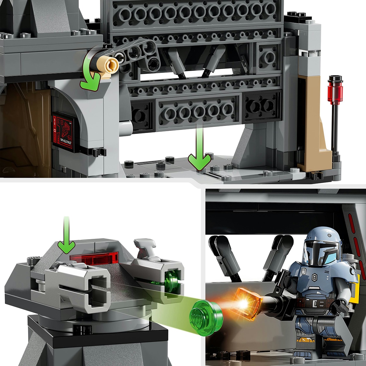 Juguete de construcción Batalla entre Paz Vizsla y Moff Gideon LEGO Star Wars - 75386 7