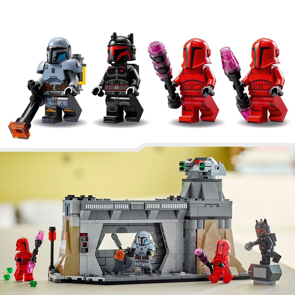 Juguete de construcción Batalla entre Paz Vizsla y Moff Gideon LEGO Star Wars - 75386 8