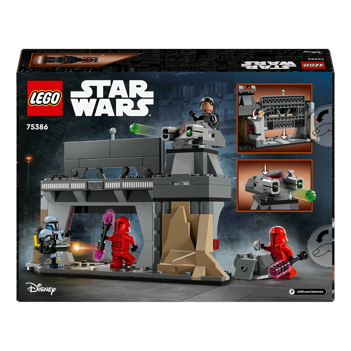 Juguete de construcción Batalla entre Paz Vizsla y Moff Gideon LEGO Star Wars - 75386 10