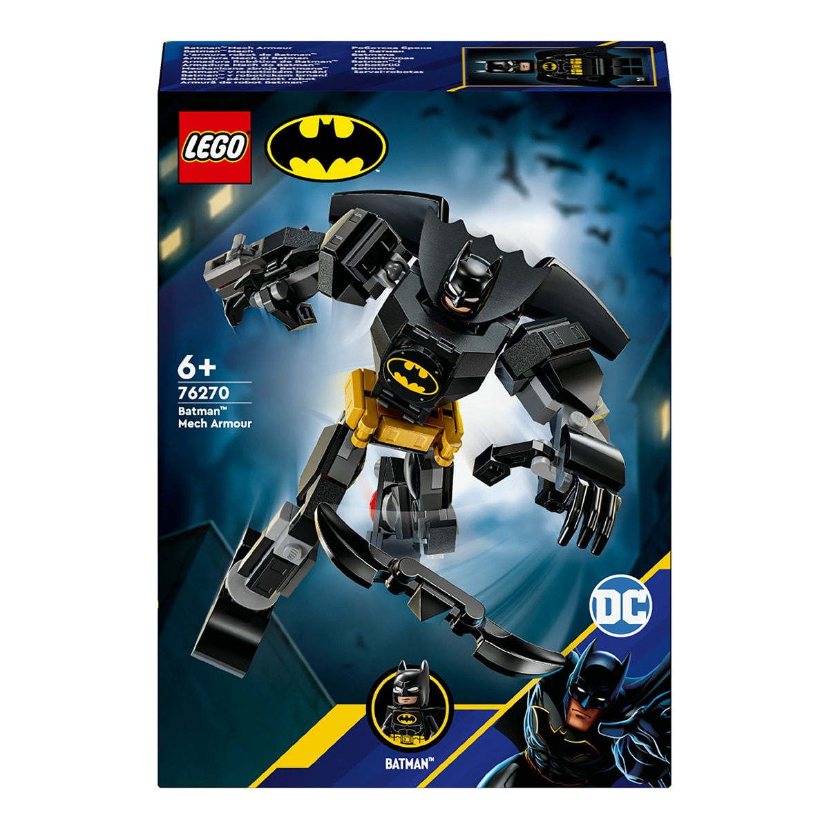 Juguete de construcción Armadura Robótica de Batman DC Cómics LEGO Súper héroes - 76270 1
