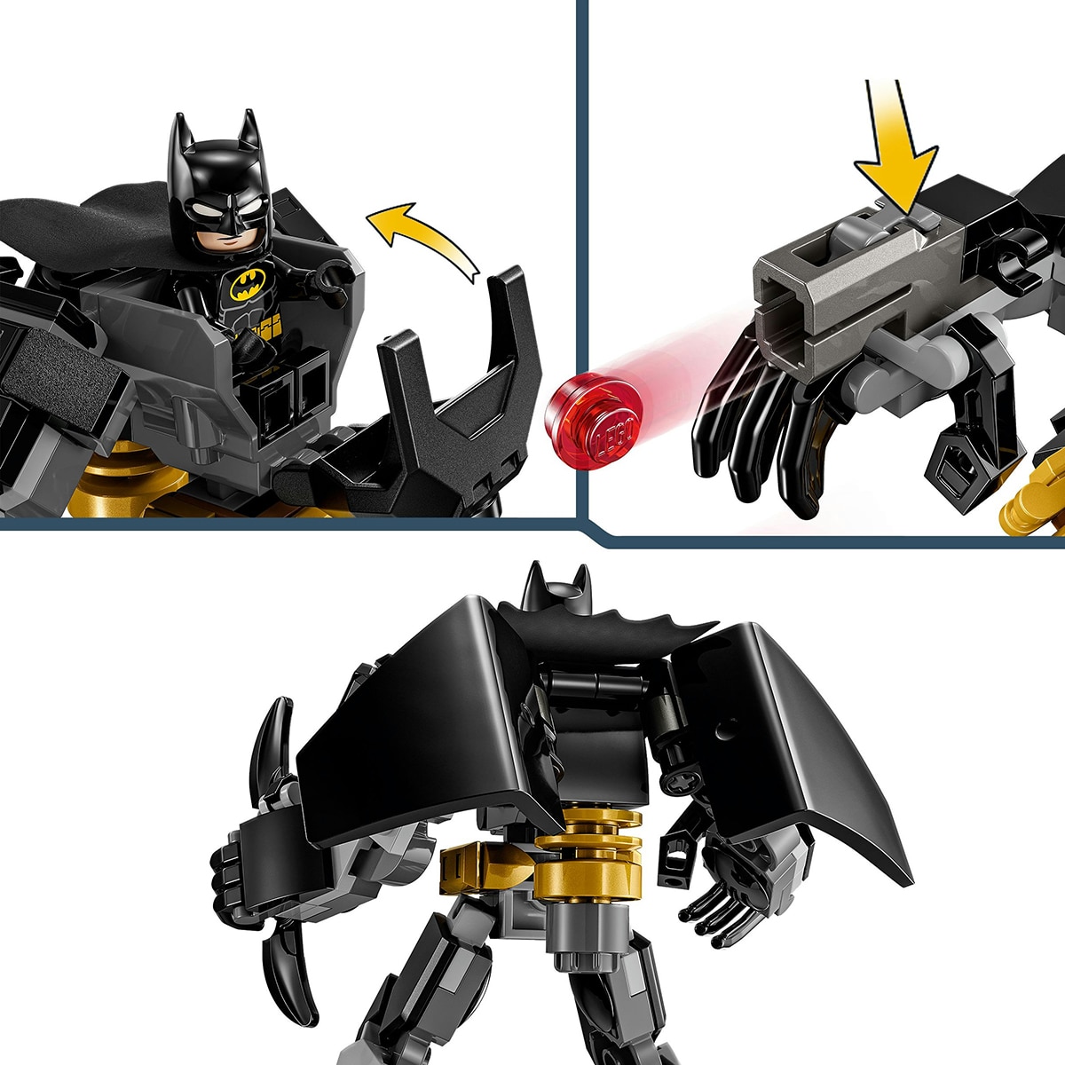 Juguete de construcción Armadura Robótica de Batman DC Cómics LEGO Súper héroes - 76270 6