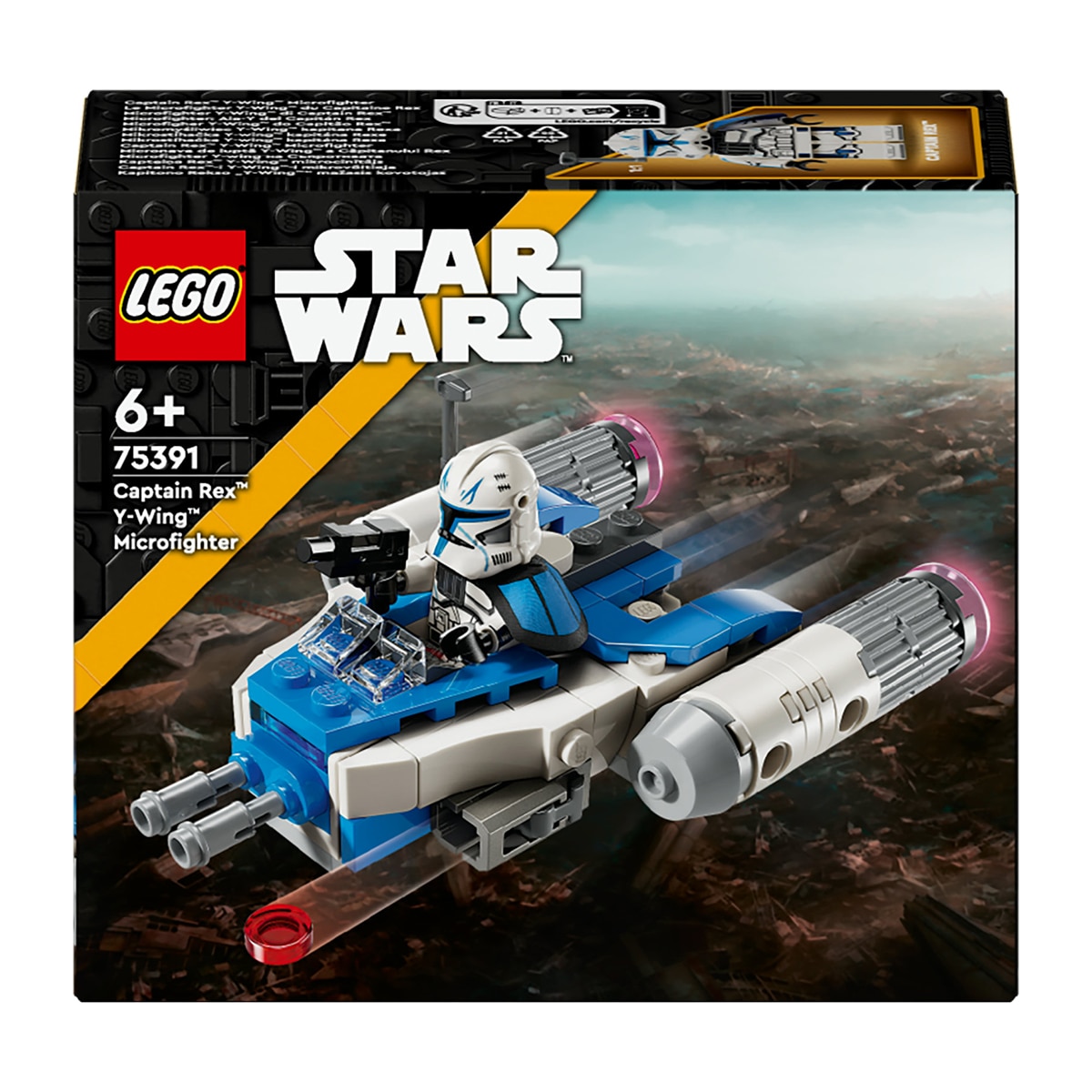 Imagen 0 de Juguete de construcción Microfighter: Ala-Y del Capitán Rex LEGO Star Wars - 75391