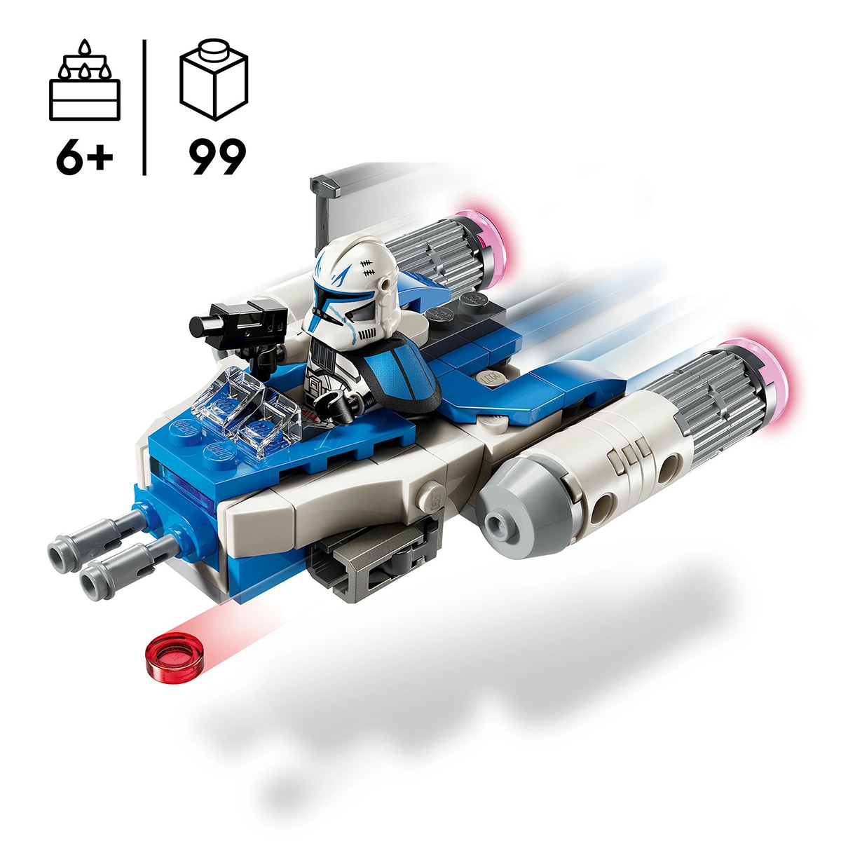 Juguete de construcción Microfighter: Ala-Y del Capitán Rex LEGO Star Wars - 75391 4