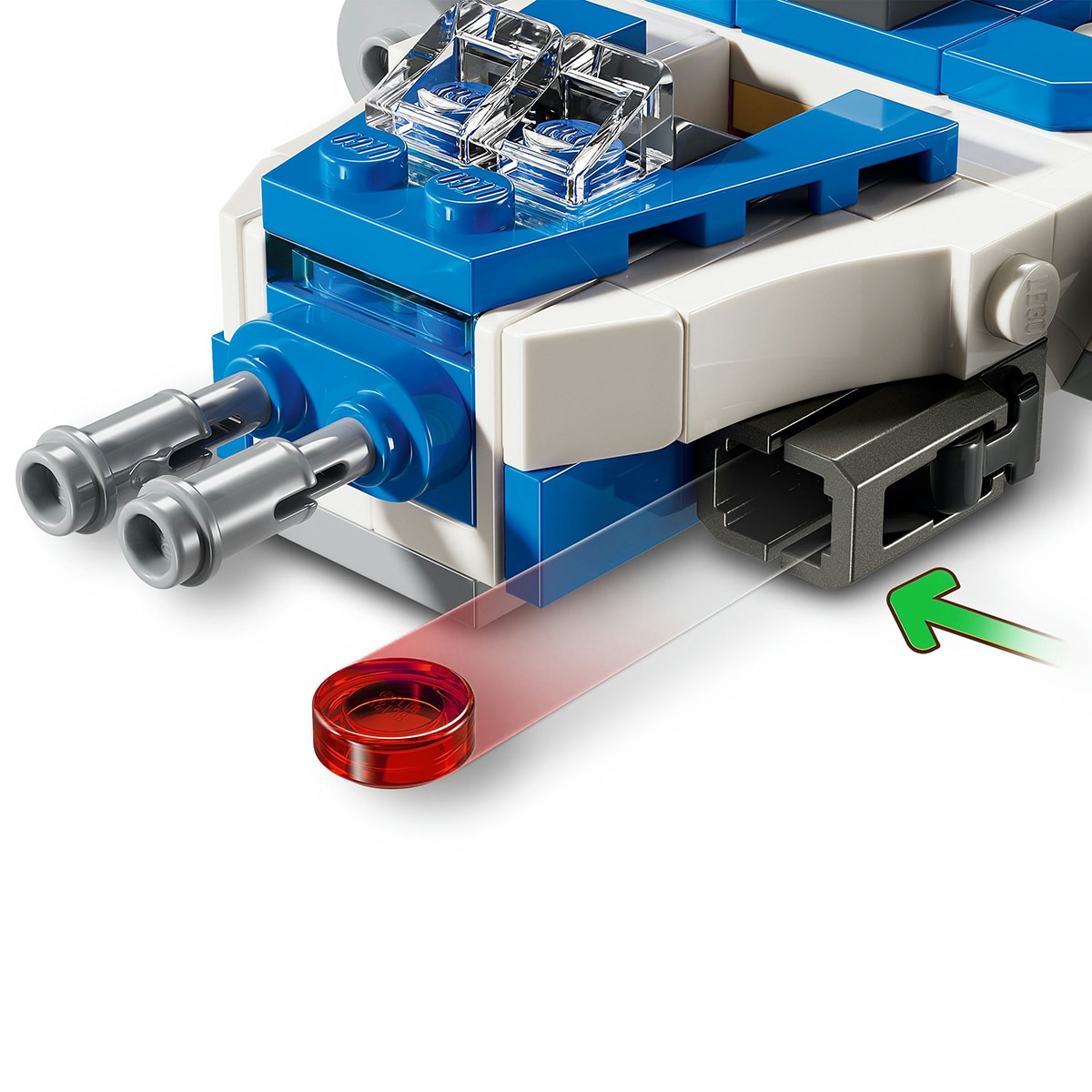 Juguete de construcción Microfighter: Ala-Y del Capitán Rex LEGO Star Wars - 75391 6
