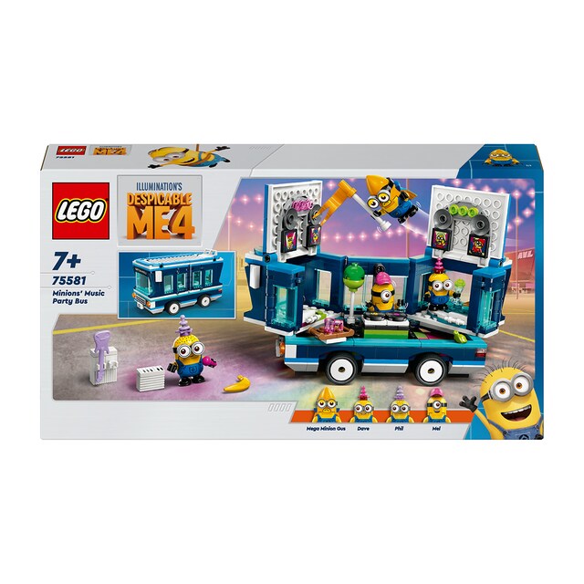 Imagen 0 de Juguete de construcción Bus de Fiesta Musical de los Minions LEGO - 75581