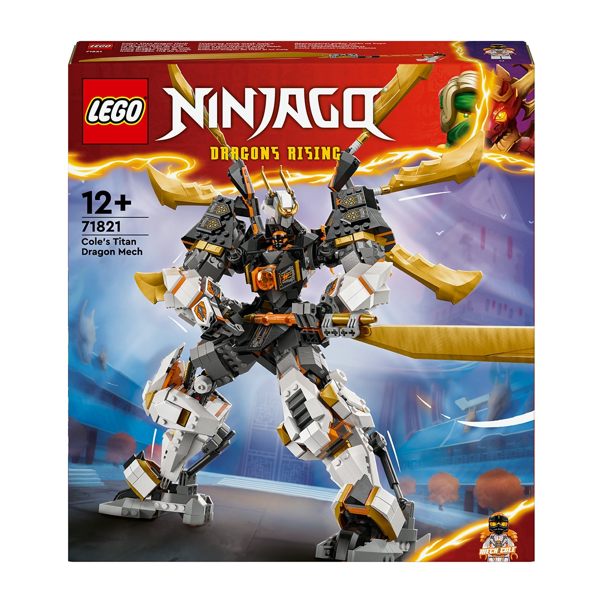 Juguete de construcción Meca-Dragón Titán de Cole LEGO Ninjago - 71821 1