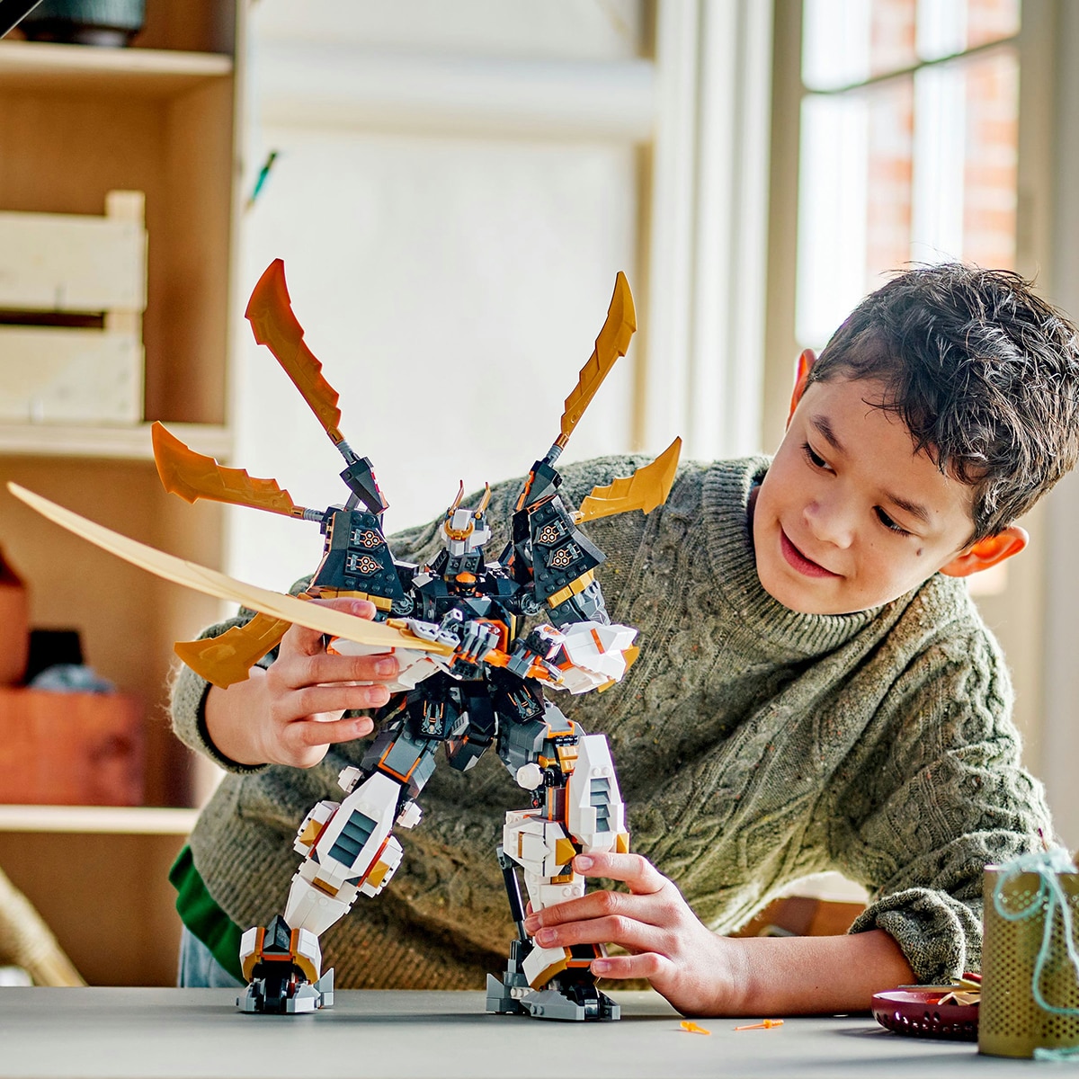 Juguete de construcción Meca-Dragón Titán de Cole LEGO Ninjago - 71821 4