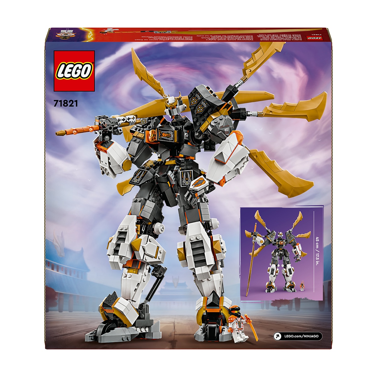 Juguete de construcción Meca-Dragón Titán de Cole LEGO Ninjago - 71821 10