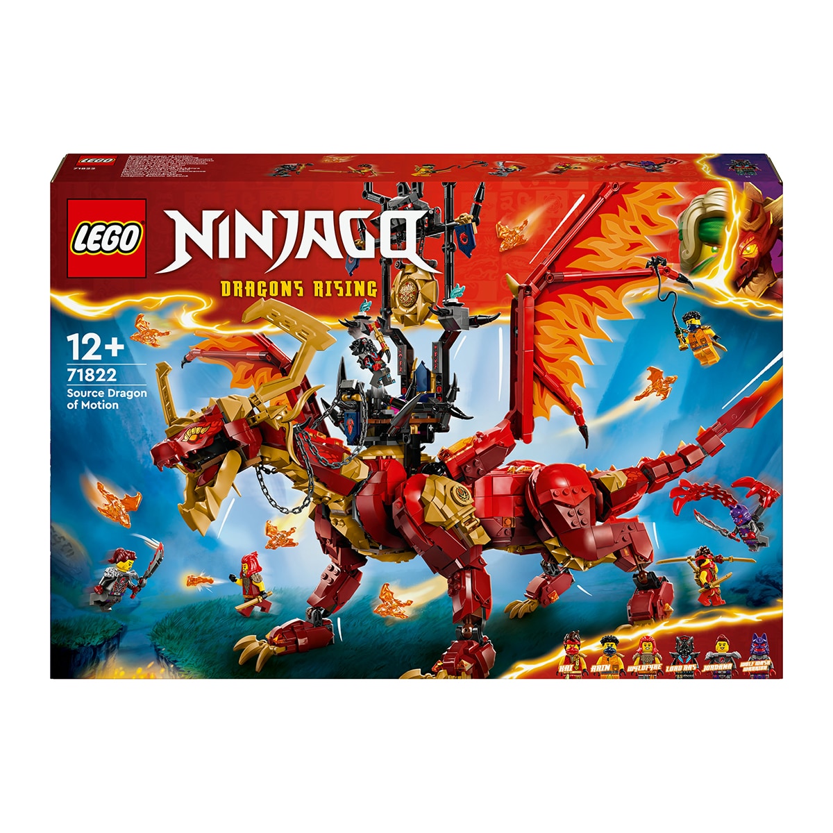 Juguete de construcción Dragón Fuente del Movimiento LEGO Ninjago 71822