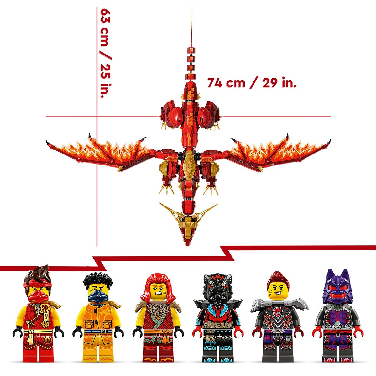 Juguete de construcción Dragón Fuente del Movimiento LEGO Ninjago - 71822 6