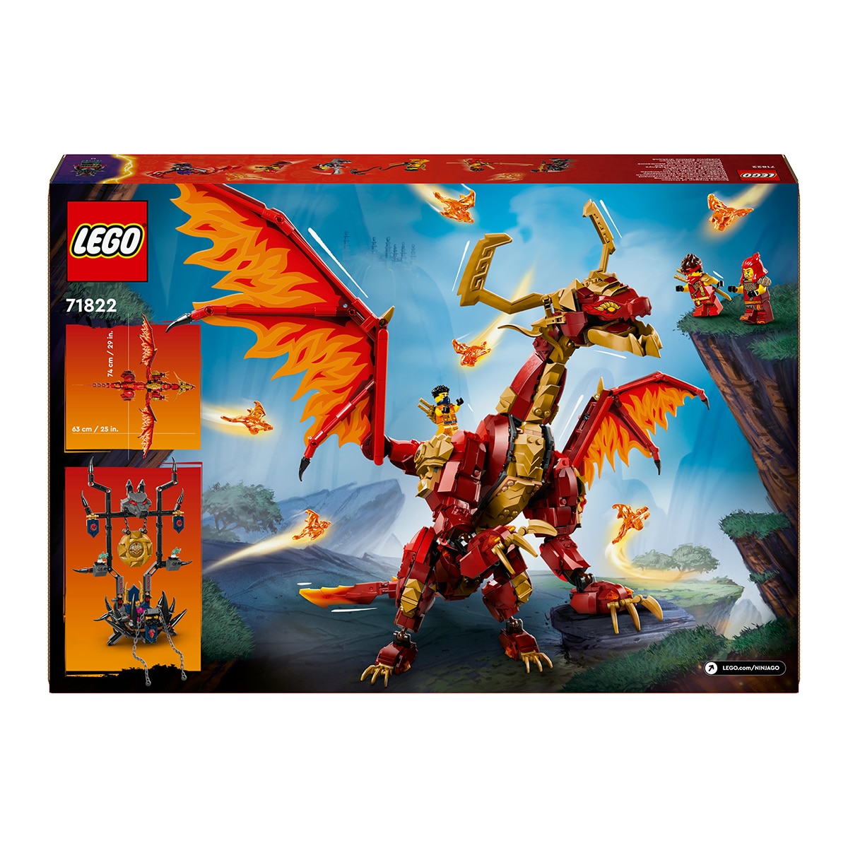 Juguete de construcción Dragón Fuente del Movimiento LEGO Ninjago - 71822 9