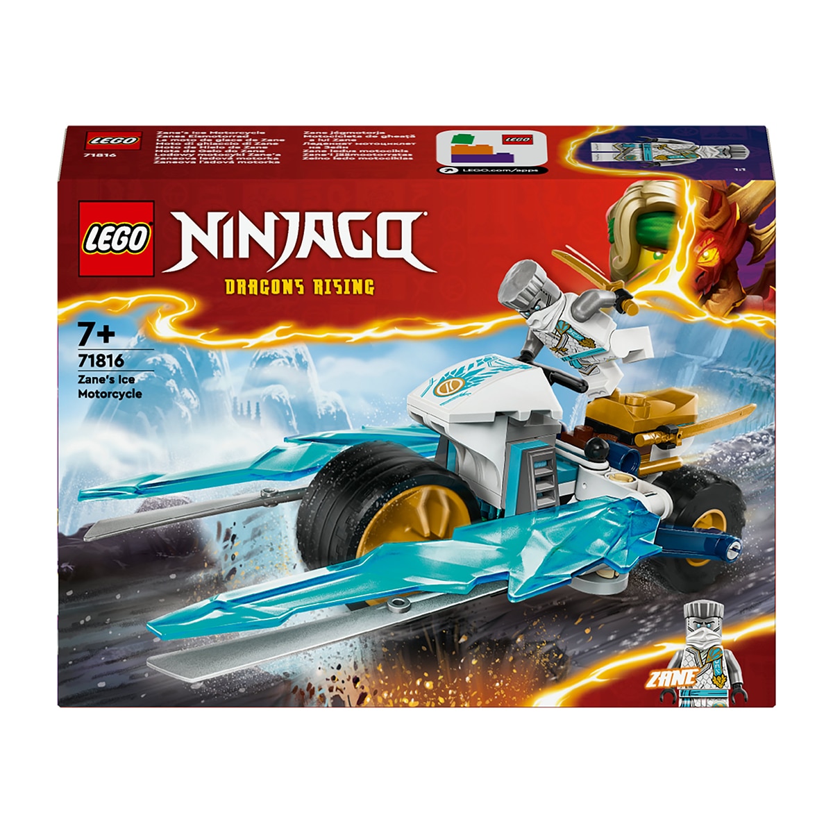 Juguete de construcción Moto de Hielo de Zane LEGO Ninjago - 71816 1