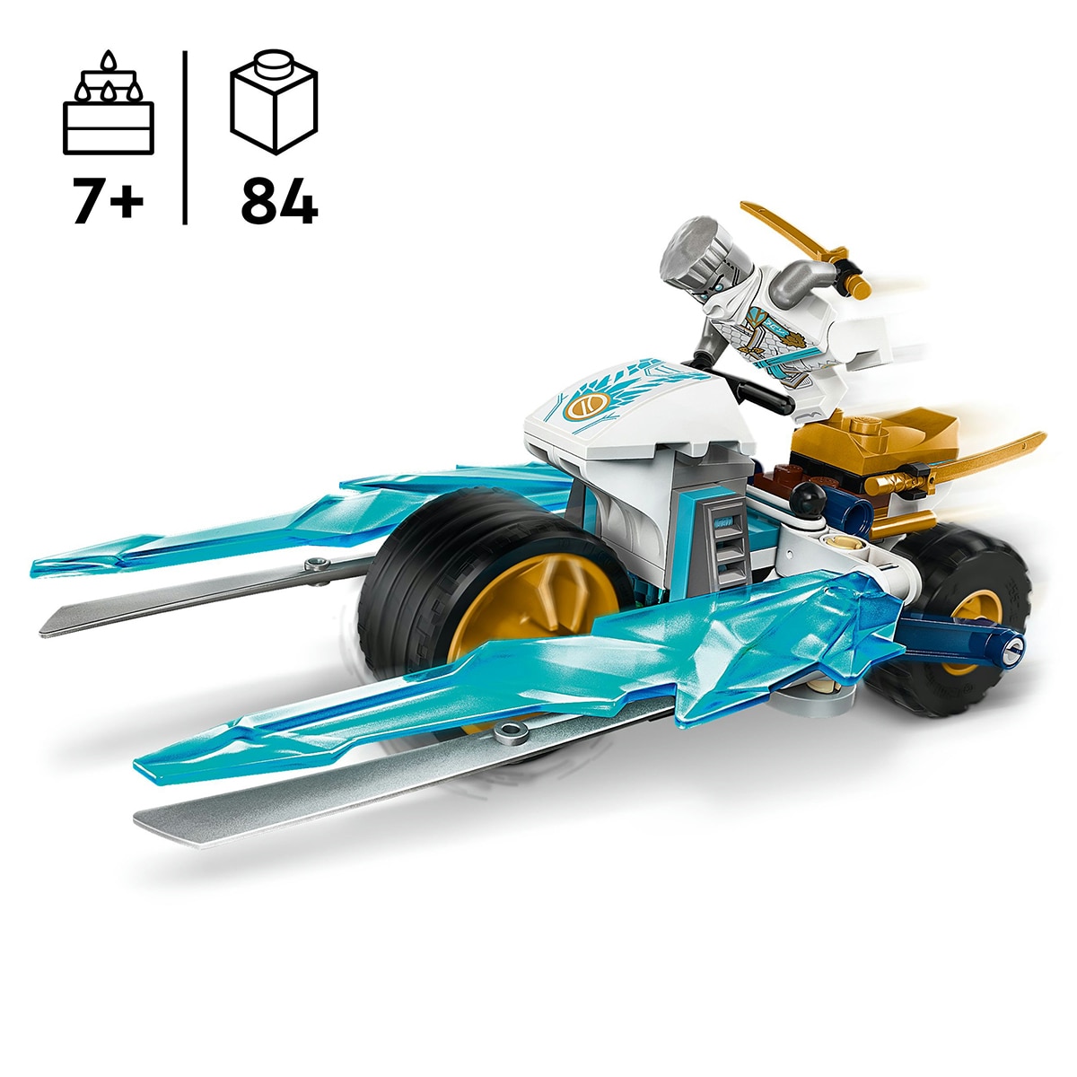 Juguete de construcción Moto de Hielo de Zane LEGO Ninjago - 71816 4