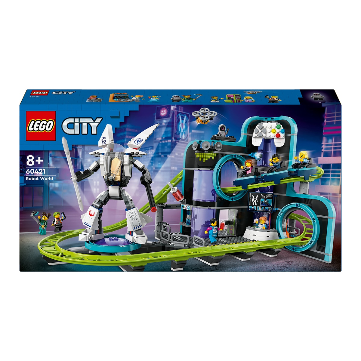 Juguete de construcción Montaña Rusa de Robot World LEGO My City - 60421 1