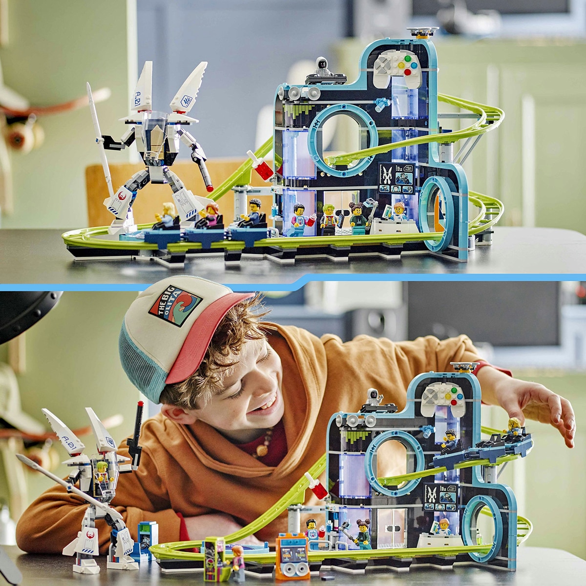 Juguete de construcción Montaña Rusa de Robot World LEGO My City - 60421 4