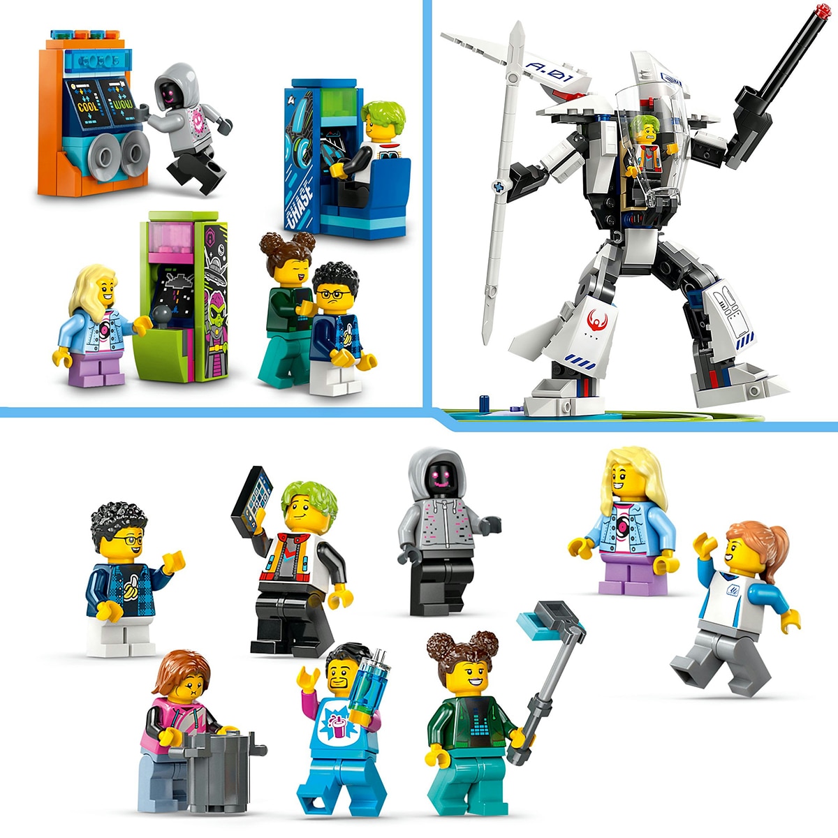 Juguete de construcción Montaña Rusa de Robot World LEGO My City - 60421 7