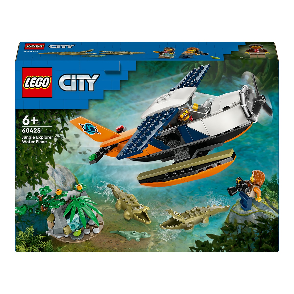 Juguete de construcción Exploradores de la Jungla: Hidroavión LEGO City - 60425 1