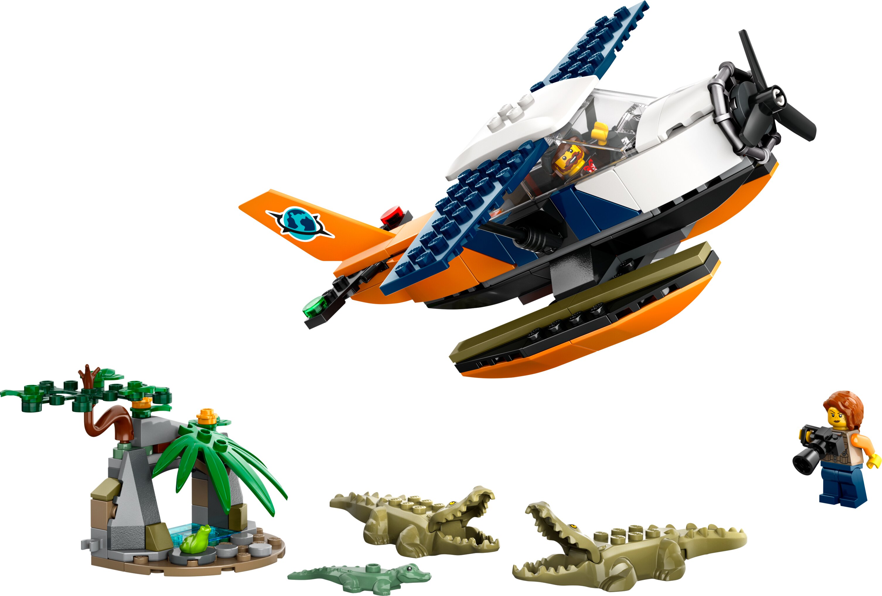 Juguete de construcción Exploradores de la Jungla: Hidroavión LEGO City - 60425 7