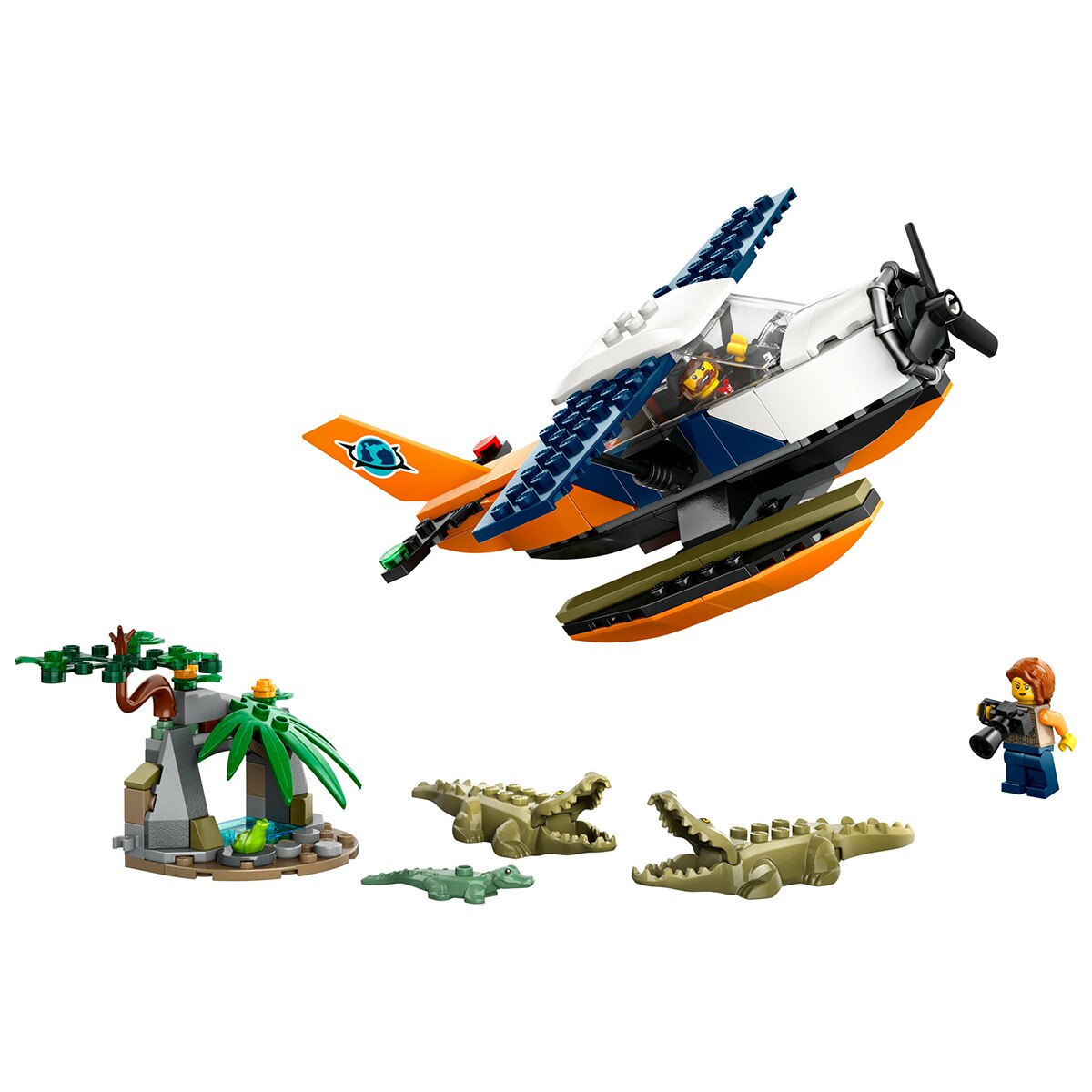 Juguete de construcción Exploradores de la Jungla: Hidroavión LEGO City - 60425 8