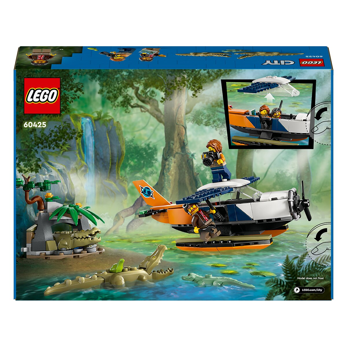 Juguete de construcción Exploradores de la Jungla: Hidroavión LEGO City - 60425 9