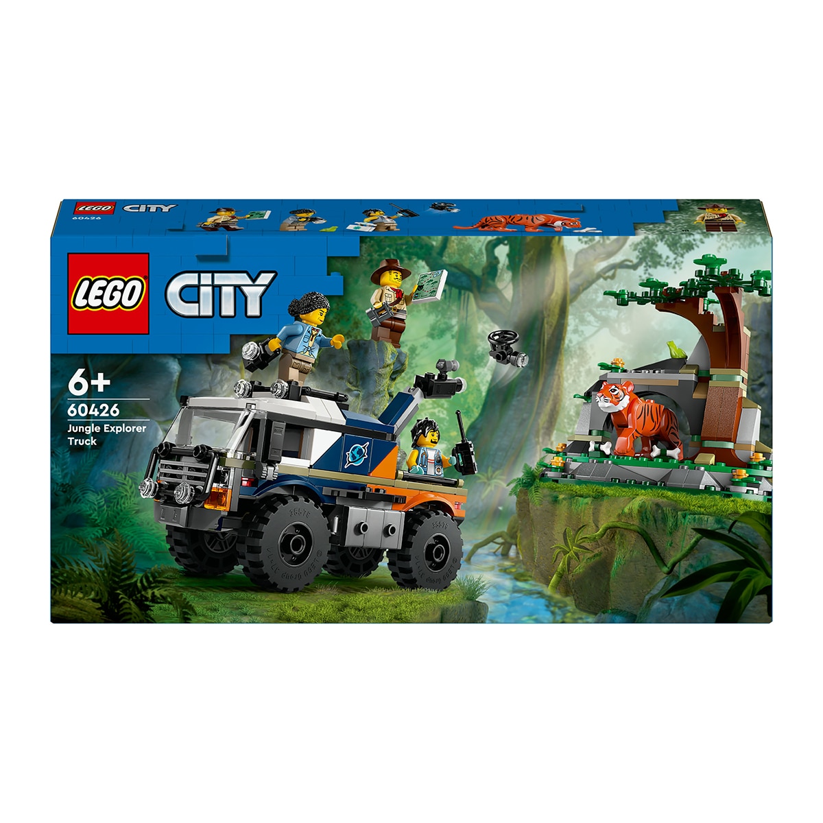 LEGO – Juguete de construcción Exploradores de la Jungla: Camión Todoterreno LEGO City.