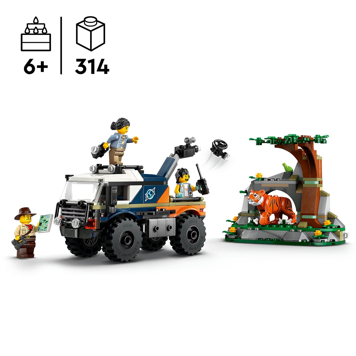 Juguete de construcción Exploradores de la Jungla: Camión Todoterreno LEGO City - 60426 4