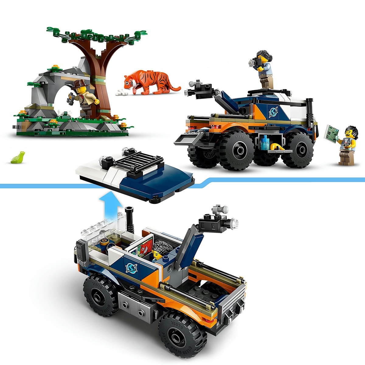 Juguete de construcción Exploradores de la Jungla: Camión Todoterreno LEGO City - 60426 5