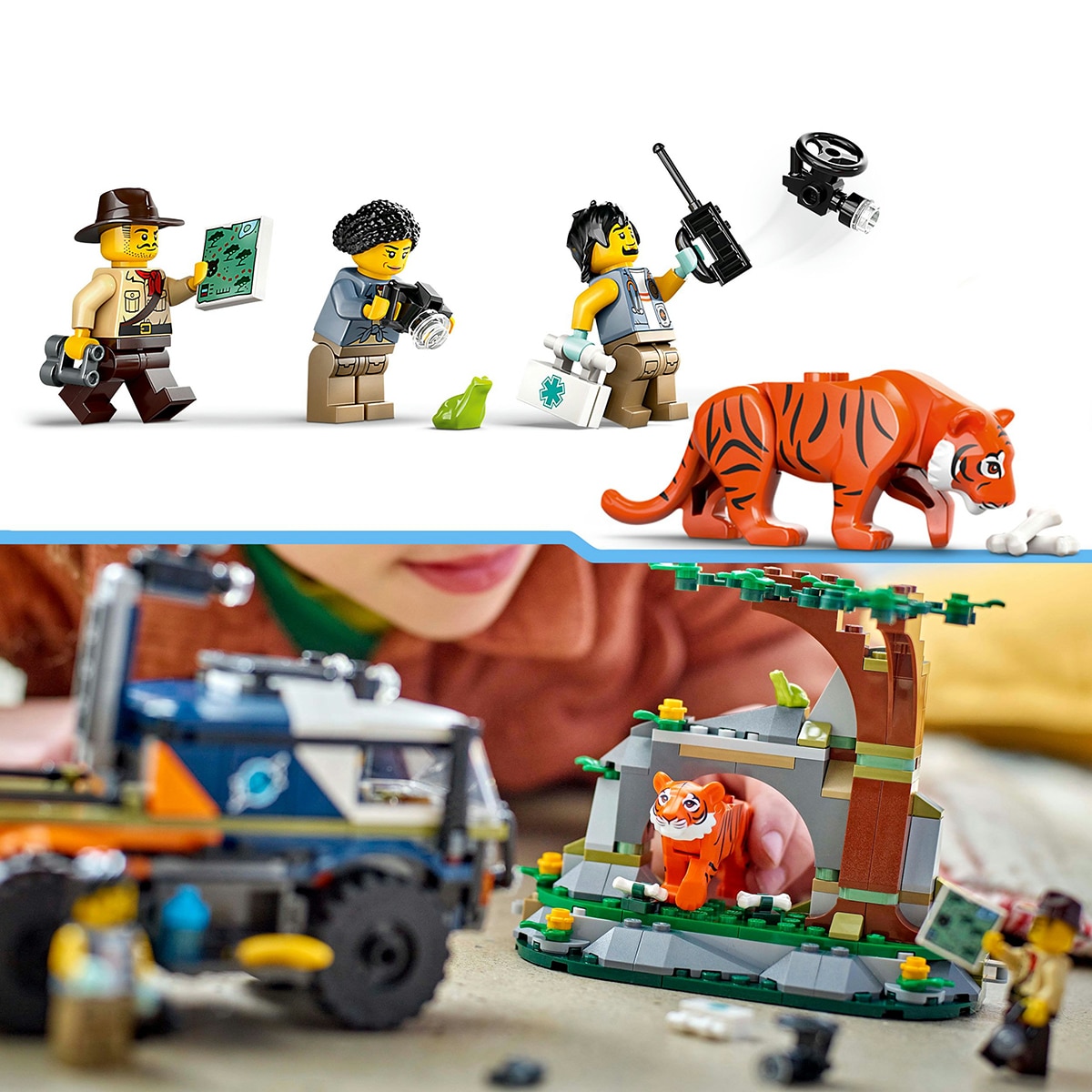 Juguete de construcción Exploradores de la Jungla: Camión Todoterreno LEGO City - 60426 6