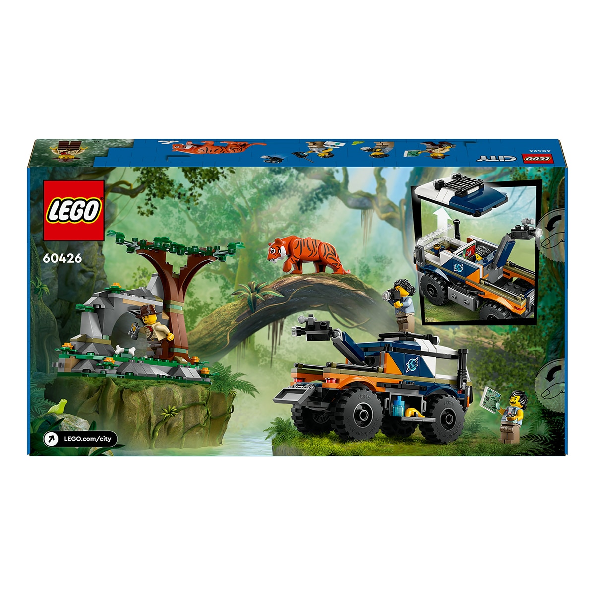 Juguete de construcción Exploradores de la Jungla: Camión Todoterreno LEGO City - 60426 8
