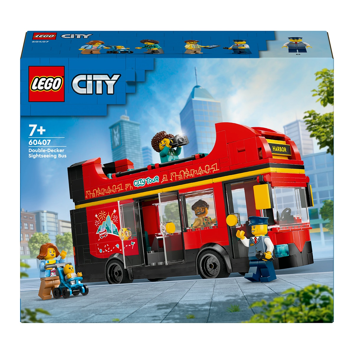 LEGO – Juguete de construcción Autobús Turístico Rojo de Dos Plantas LEGO City.