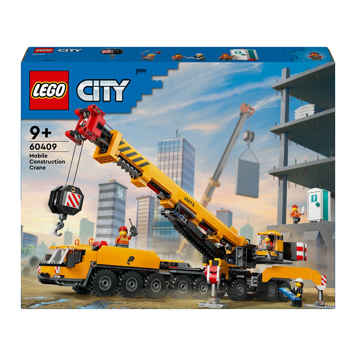 Grua de Obra Móvel Amarela Lego City 1