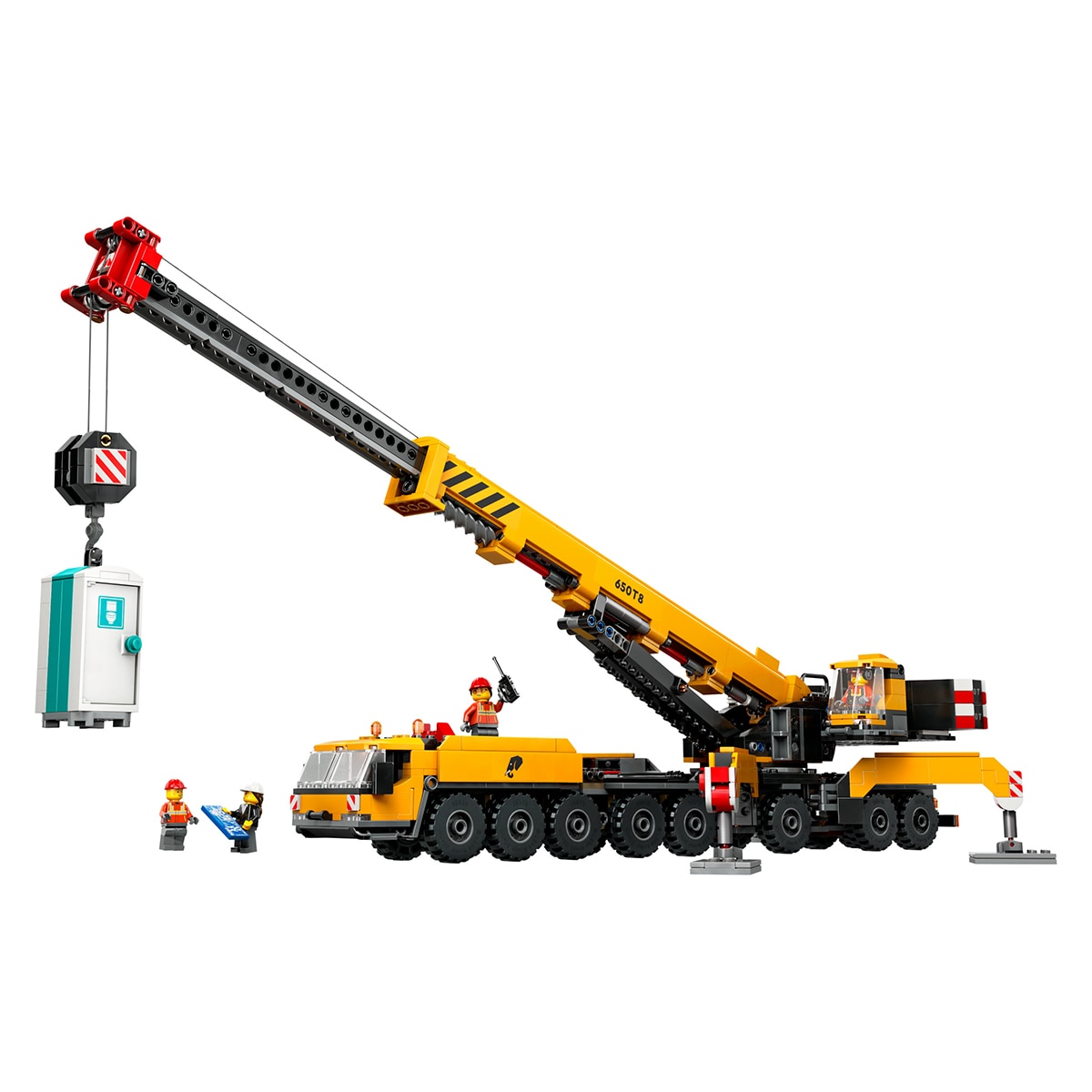 Grua de Obra Móvel Amarela Lego City 7
