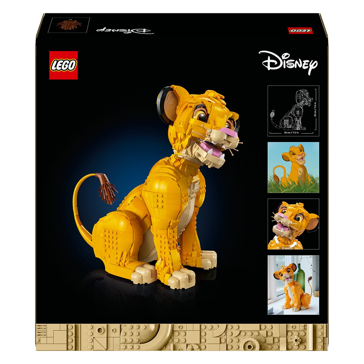 Juguete de construcción El Rey León: Simba Joven LEGO Disney Classic - 43247 9