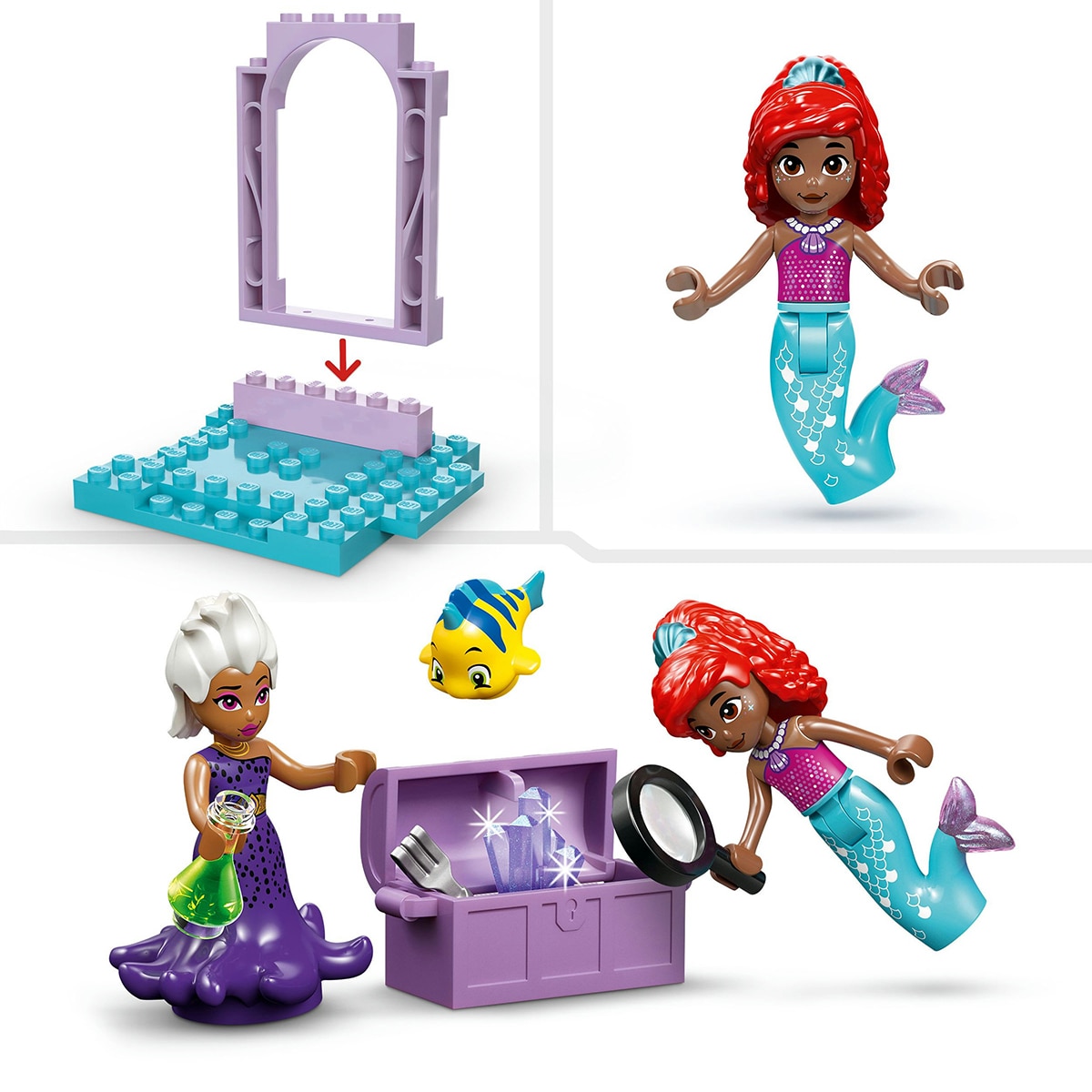 Princess Gruta de Cristal de Ariel DISNEY 6