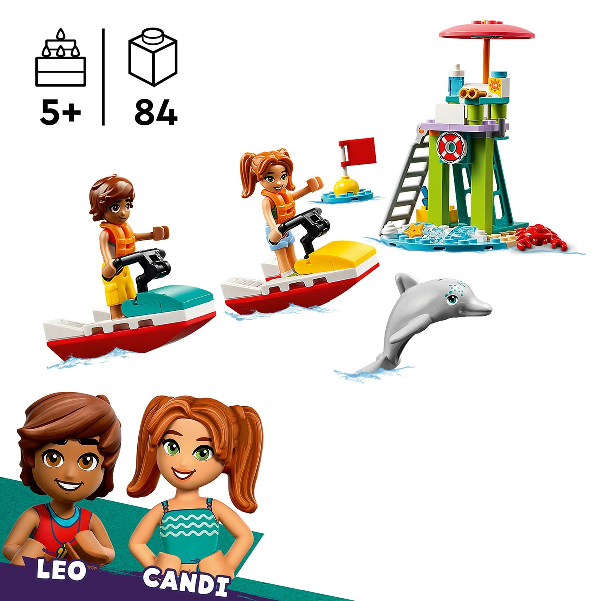Juguete de construcción Moto Acuática de la Playa LEGO Friends - 42623 4