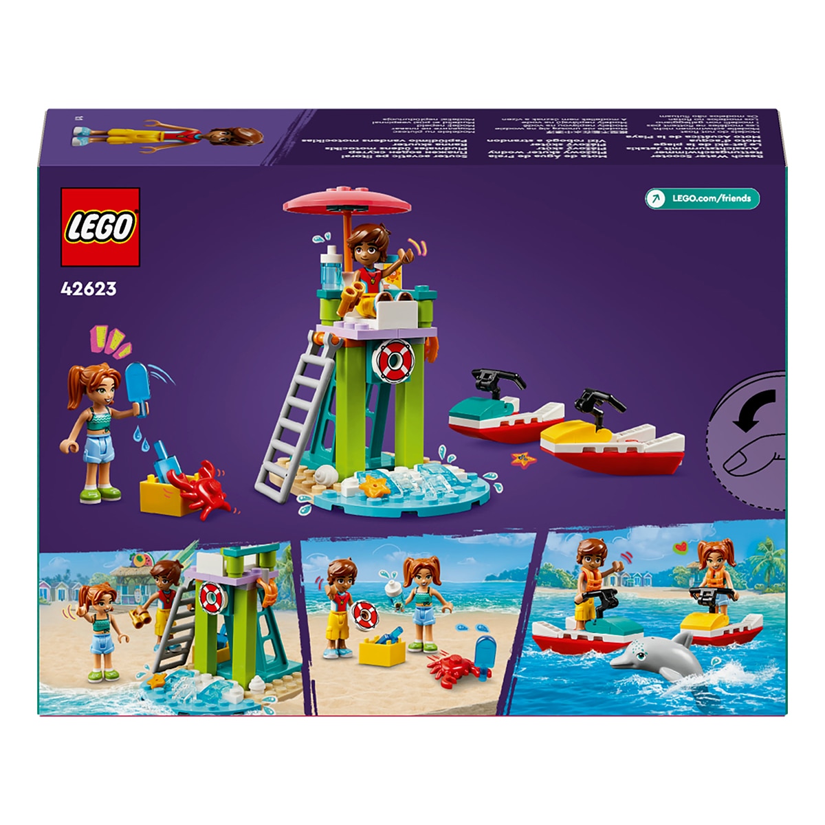 Juguete de construcción Moto Acuática de la Playa LEGO Friends - 42623 9