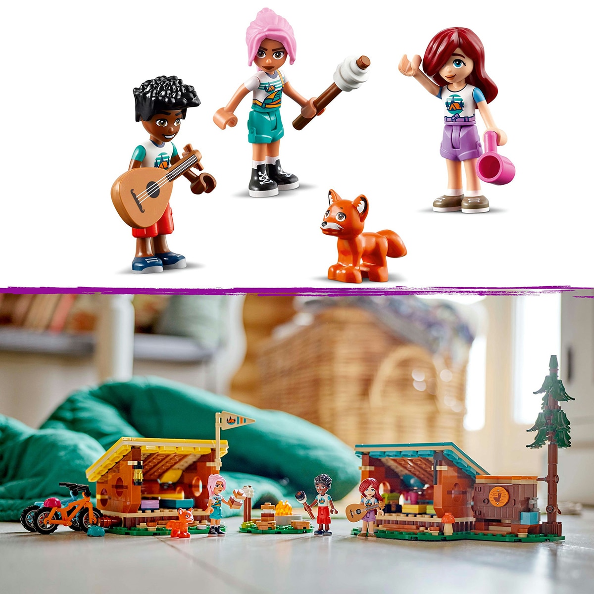 Juguete de construcción Campamento de Aventura: Cabañas Confortables LEGO Friends - 42624 8