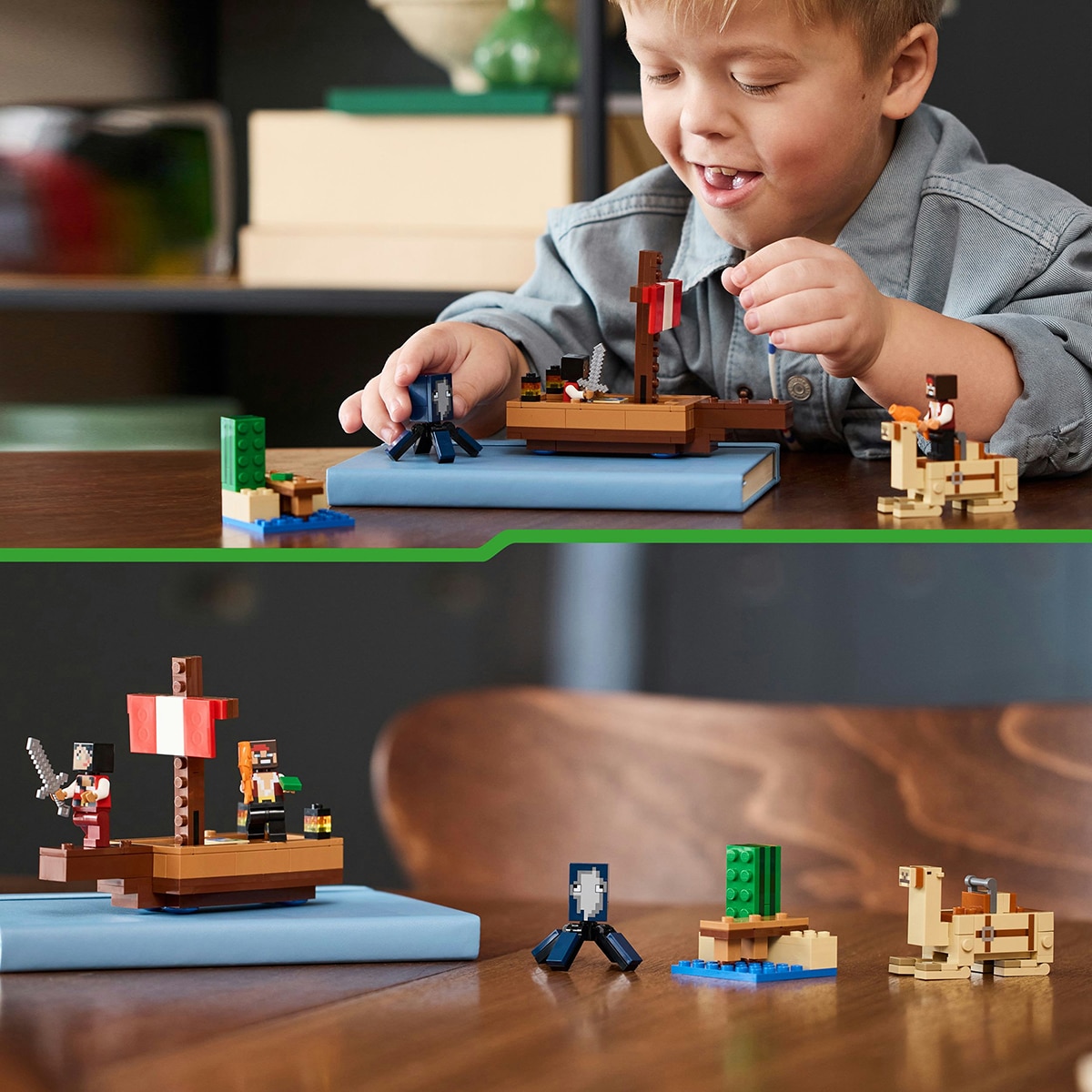 Juguete de construcción El Viaje en el Barco Pirata LEGO Minecraft - 21259 3