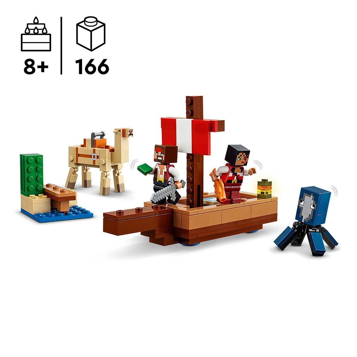 Juguete de construcción El Viaje en el Barco Pirata LEGO Minecraft - 21259 4