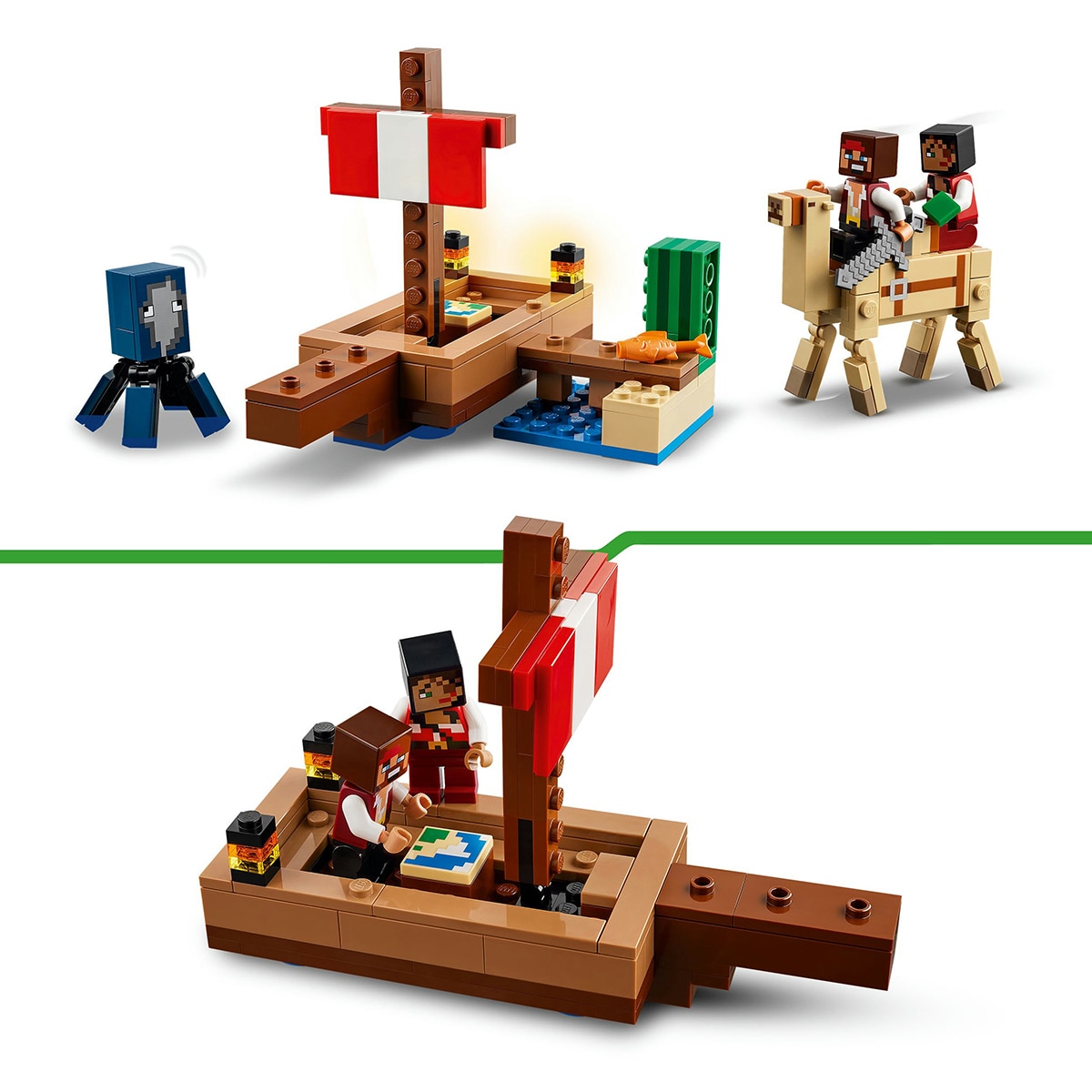 Juguete de construcción El Viaje en el Barco Pirata LEGO Minecraft - 21259 5