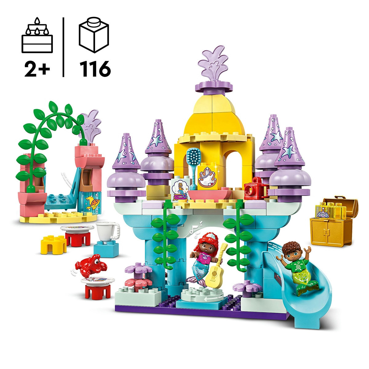 Palacio Submarino Mágico de Ariel Lego Duplo 5